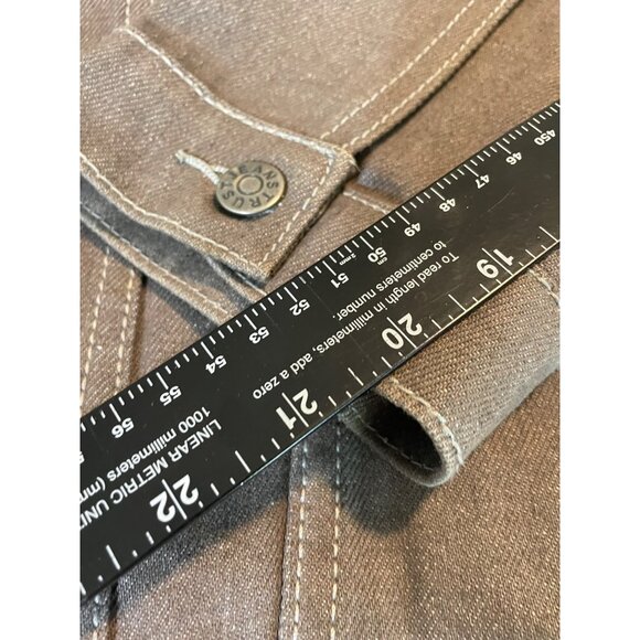 Trust Mens 3XL Denim Jacket Brown - Picture 9 of 9